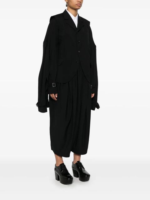 Comme Des Garçons wool waistcoat - Black