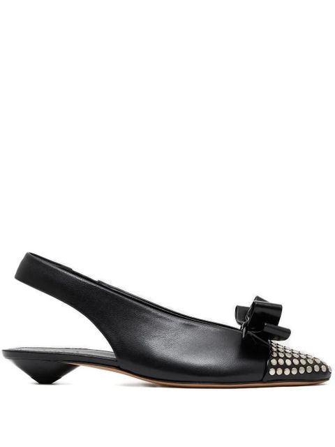 Chloé bow-detail sandals - Black - zdjęcie produktu nr 1