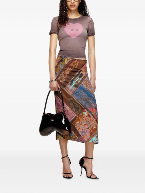 Diesel T-Ele T-shirt - Purple - zdjęcie produktu nr 2