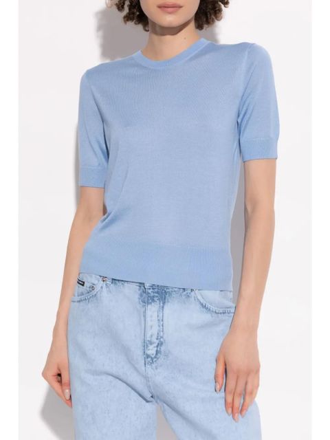 Dolce & Gabbana knitted T-shirt - Blue