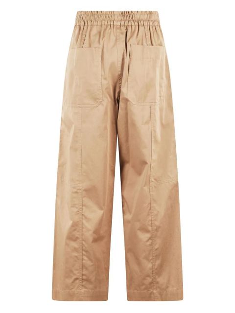 Weekend Max Mara Milva elastic-waist straight-leg trousers - Neutrals - zdjęcie produktu nr 2