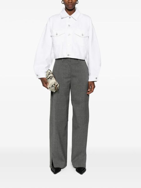 AGOLDE buttoned chest-pockets jacket - White