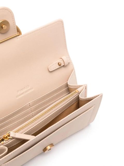 PINKO Love One clutch bag - Neutrals