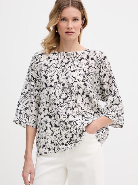 Weekend Max Mara bluzka damska jedwabna GINNICO - zdjęcie produktu nr 1