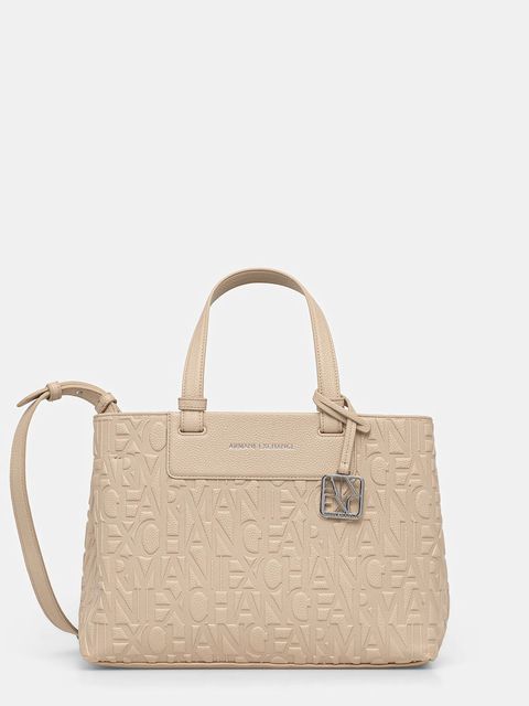 Armani Exchange torebka kolor beżowy XW001222 AF15774 - zdjęcie produktu nr 1