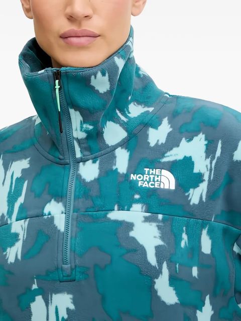 The North Face half-zip patterned sweatshirt - Blue