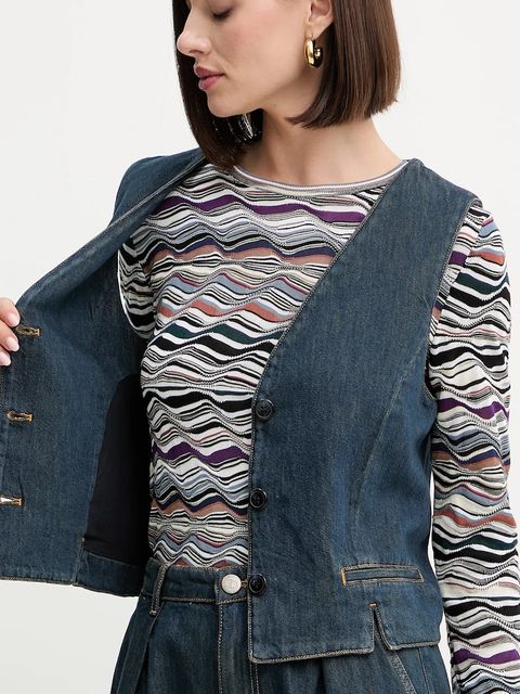 Twinset kamizelka jeansowa