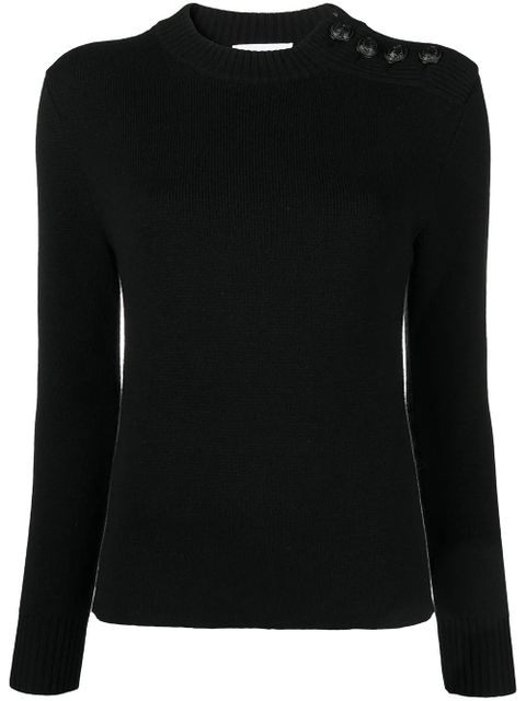 Rabanne crew-neck knit jumper - Black - zdjęcie produktu nr 1