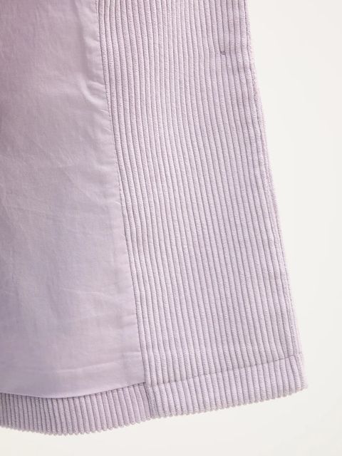 United Colors of Benetton marynarka sztruksowa kolor fioletowy jednorzędowa gładka 2Q5GDW03I