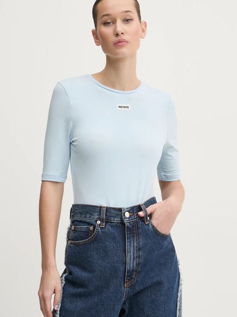Rotate t-shirt damski kolor niebieski 1140942322
