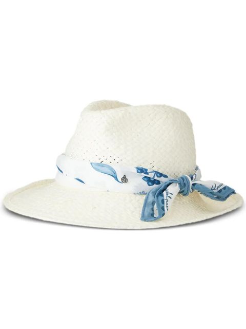 Maison Michel Kate straw fedora - White - zdjęcie produktu nr 1