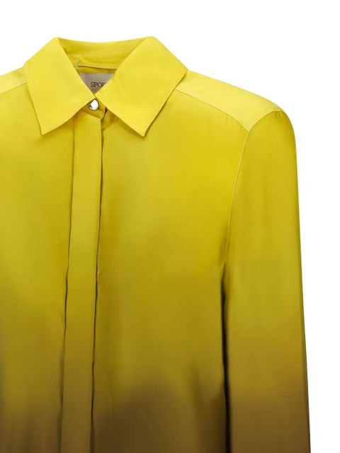 Sportmax button-fastening silk shirt - Yellow - zdjęcie produktu nr 2