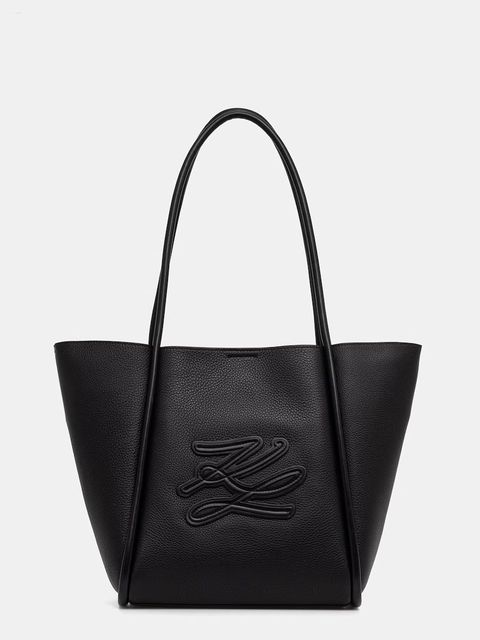 Karl Lagerfeld torebka shopper damska skórzana K/AUTOGRAPH - zdjęcie produktu nr 1