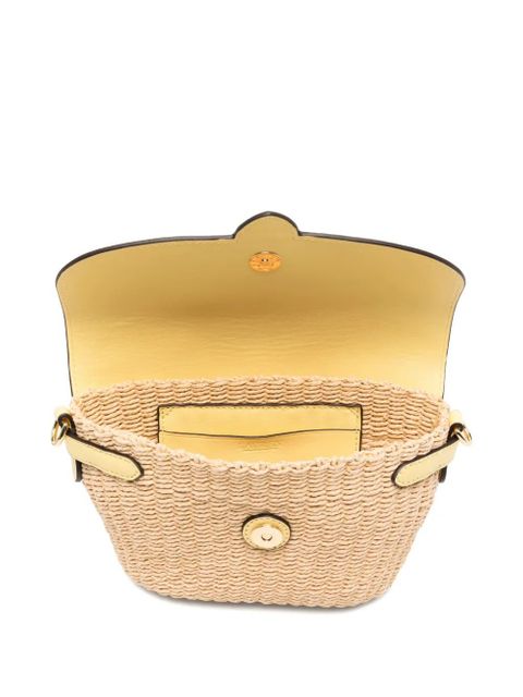 Lauren Ralph Lauren Lynden woven flap tote bag - Neutrals