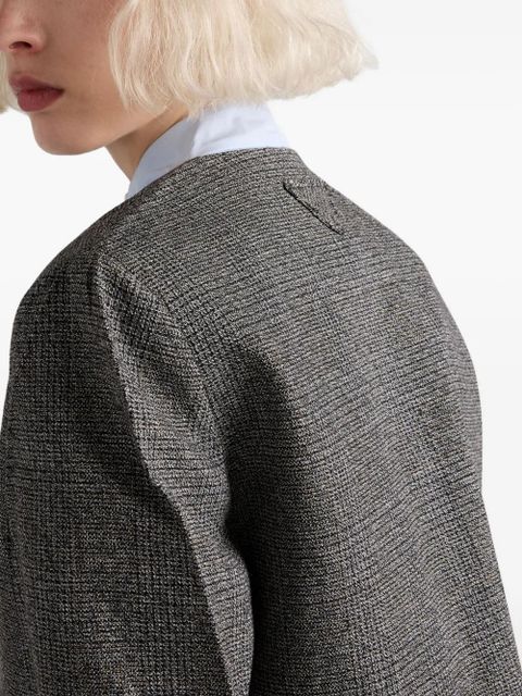 Prada mouliné jacket - Grey