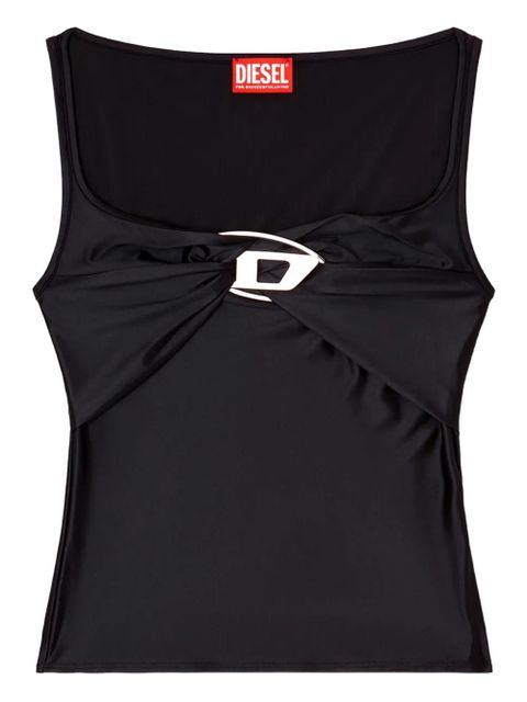 Diesel T-Amai twist-detail buckle top - Black - zdjęcie produktu nr 1