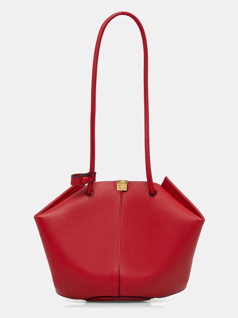 Coccinelle torebka skórzana KAMY kolor czerwony E1 U2L 11 03 01 - zdjęcie produktu nr 1