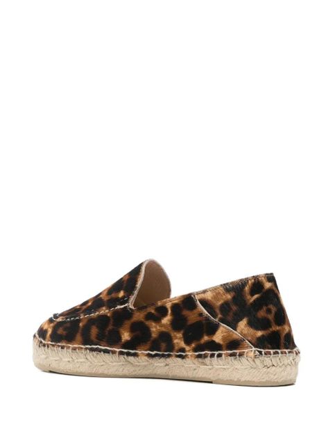 Manebi leopard-print espadrilles - Brown