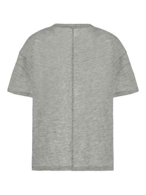 The Row short-sleeve cashmere T-shirt - Grey