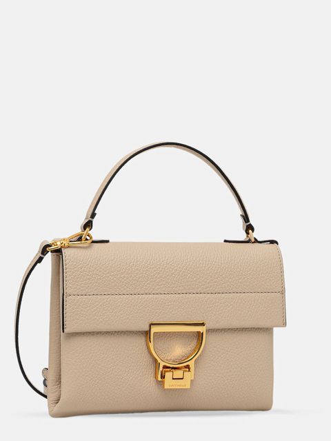 Coccinelle torebka skórzana Arlettis kolor beżowy E1 MD5 19 03 01 - zdjęcie produktu nr 2