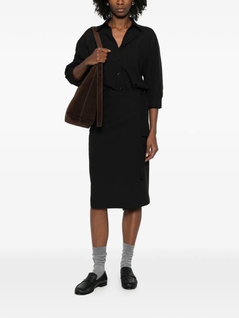 PINKO Ariane midi dress - Black - zdjęcie produktu nr 2