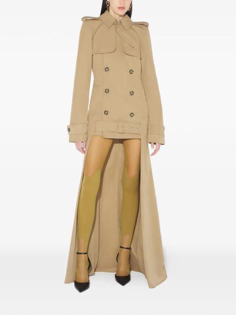 Jean Paul Gaultier buttoned belted trench coat - Neutrals - zdjęcie produktu nr 2
