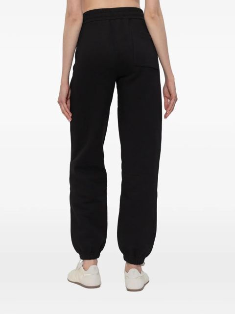 Jil Sander drawstring embroidered track pants - Black