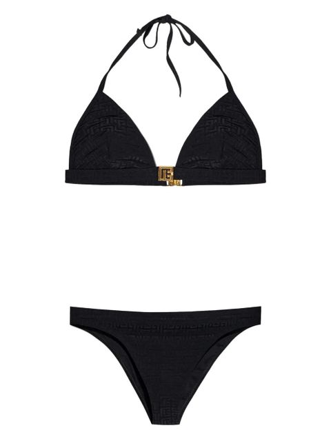 Balmain logo plaque bikini - Black - zdjęcie produktu nr 1