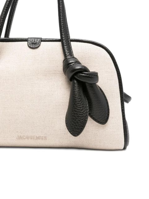 Jacquemus Le petit Turismo tote bag - Neutrals