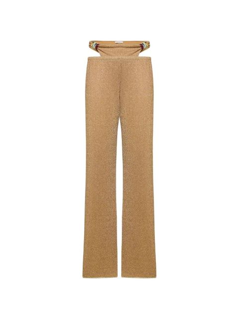 Oséree Lumière Multi-Ring cut-out trousers - Gold - zdjęcie produktu nr 2
