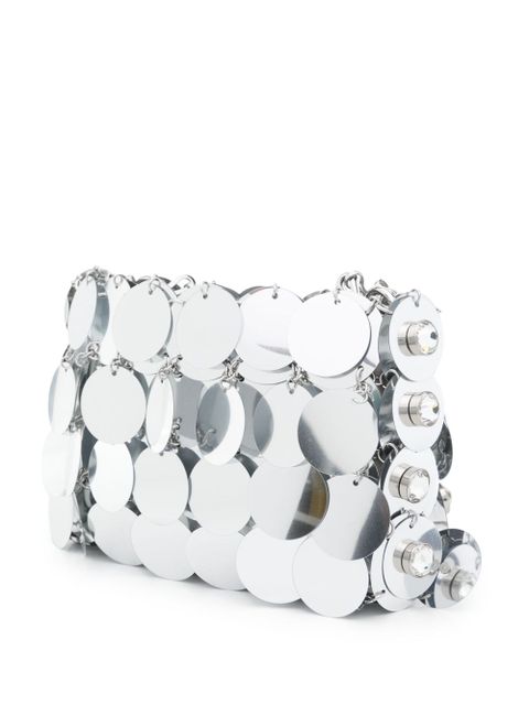 Rabanne sequinned mini bag - Silver