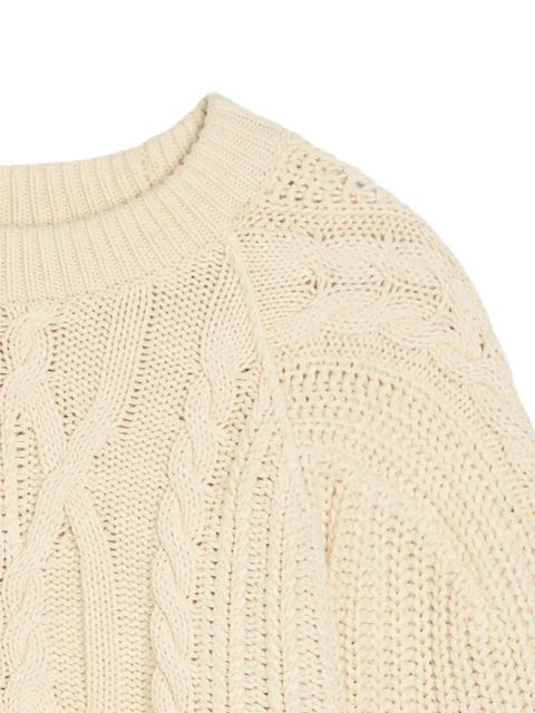 Free People Frankie cable sweater - Neutrals - zdjęcie produktu nr 2