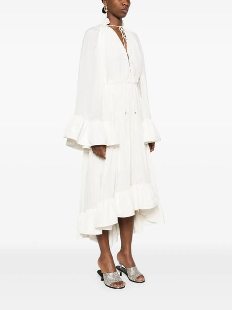 Lanvin long ruffled dress - White - zdjęcie produktu nr 2