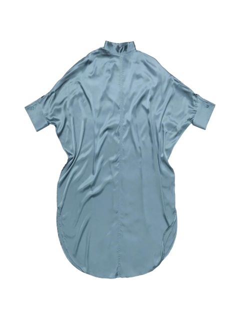 Acne Studios satin tunic dress - Blue - zdjęcie produktu nr 1