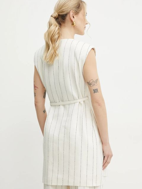 BOSS sukienka lniana