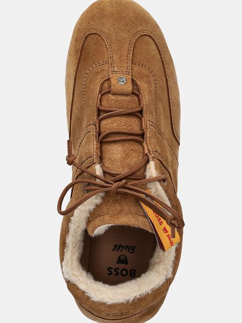 BOSS sneakersy zamszowe x Steiff, Roxanne damskie kolor brązowy 50552454