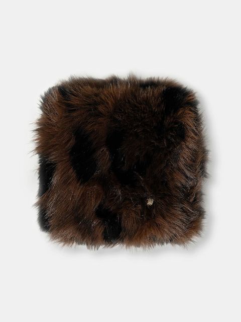 Kurt Geiger London szalik damski kolor brązowy wzorzysty 9433630609 - zdjęcie produktu nr 2