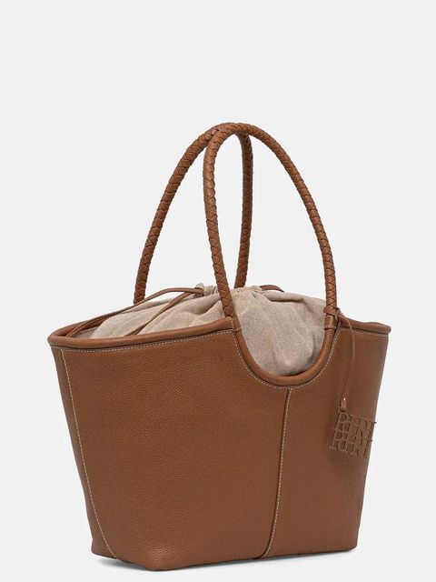 Pedro del Hierro torebka skórzana kolor brązowy 1119572 - zdjęcie produktu nr 2