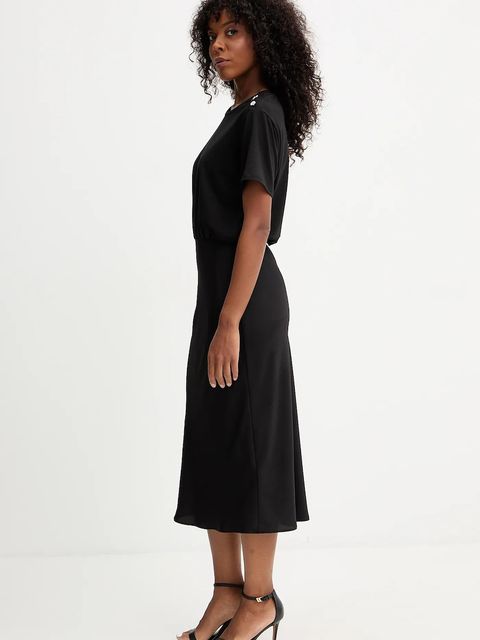 Liu Jo sukienka kolor czarny maxi prosta MF5210 J7821 - zdjęcie produktu nr 2