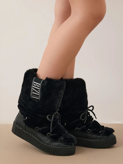 Bizuu śniegowce kolor czarny FINN