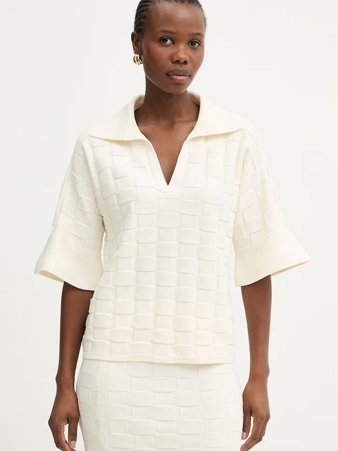 BOSS sweter damski z wiskozy Fapavero - zdjęcie produktu nr 2