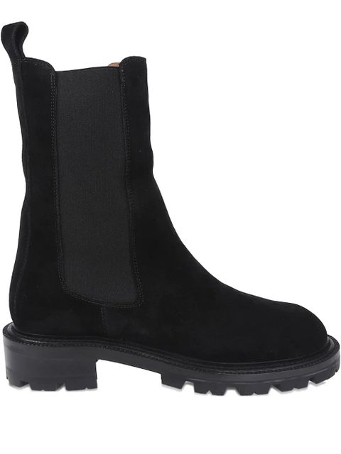 Paris Texas ridged-sole leather boots - Black - zdjęcie produktu nr 1