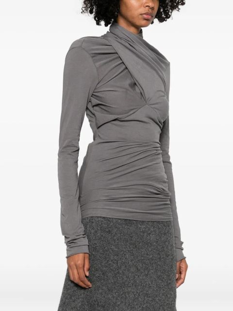 ENTIRE STUDIOS draped blouse - Grey - zdjęcie produktu nr 2