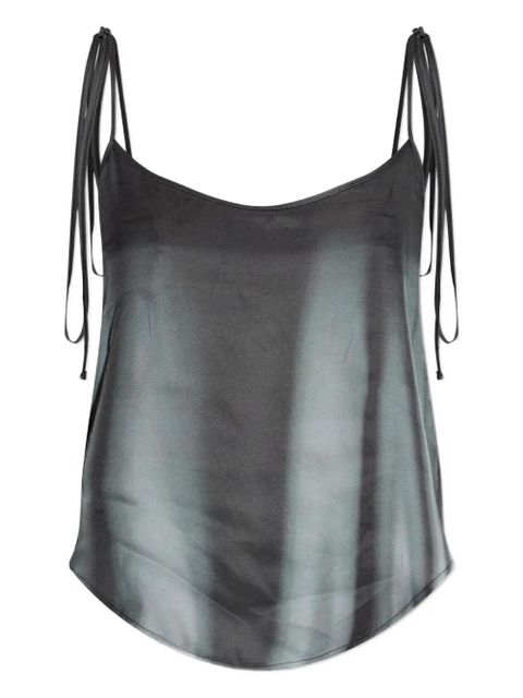 Diesel T-Ammy-S1 tie-shoulder top - Grey - zdjęcie produktu nr 1