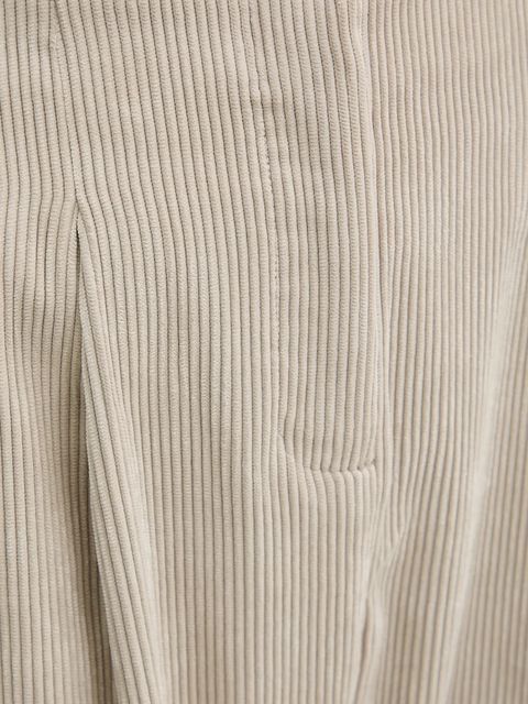 Armani Exchange spodnie damskie kolor beżowy fason chinos high waist XW001268 AF16202