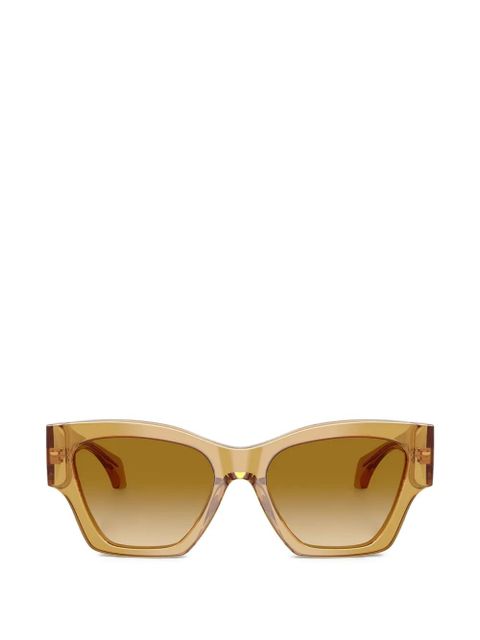 Versace Eyewear geometric-frame sunglasses - Yellow - zdjęcie produktu nr 1