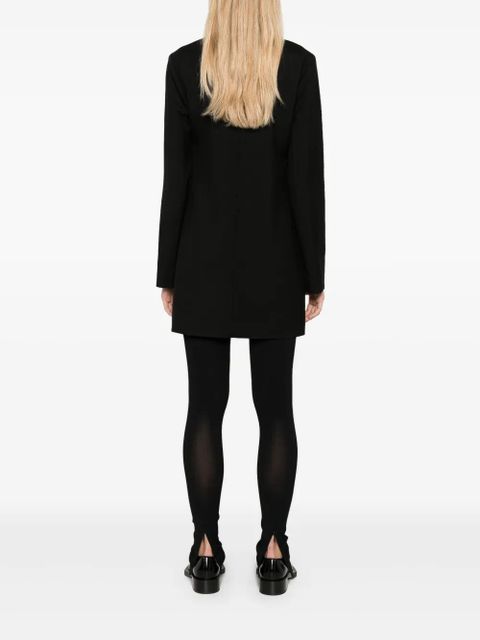 AMI Paris long-sleeve mini dress - Black