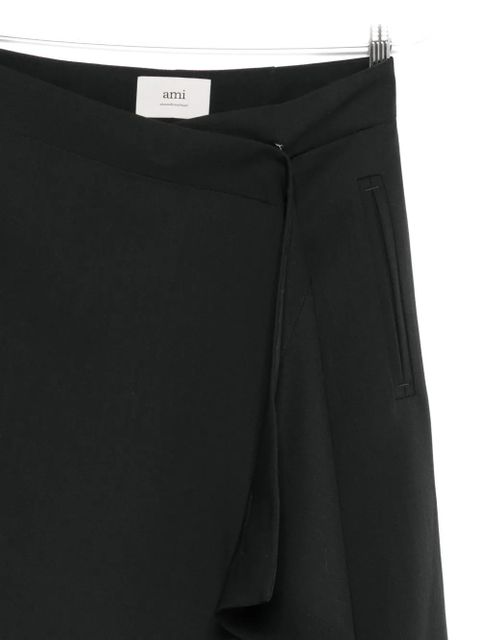 AMI Paris asymmetrical wrap skirt - Black - zdjęcie produktu nr 2
