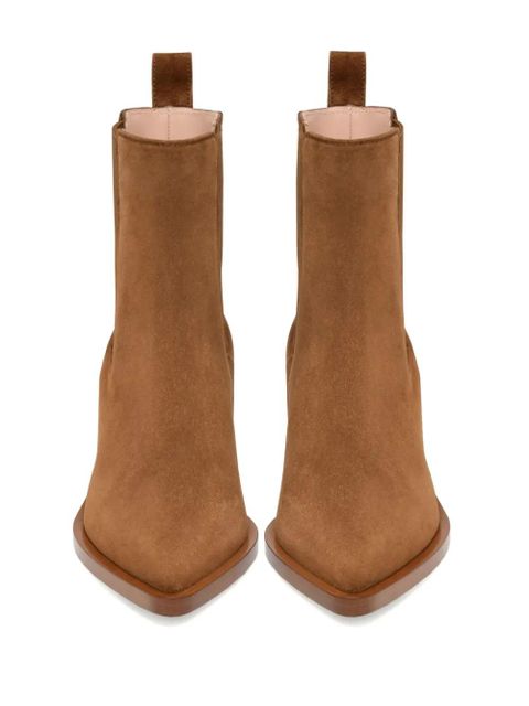Gianvito Rossi Wylie 45mm suede boots - Brown