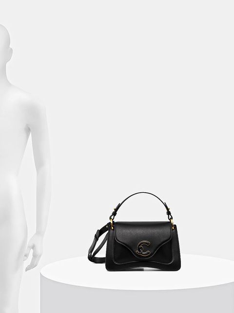 Coccinelle torebka skórzana C-ME CALF&MARB kolor czarny E1 U4G 18 02 01